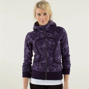 Lululemon Scuba Fleece Hoodie Size 4 Purple Rose
